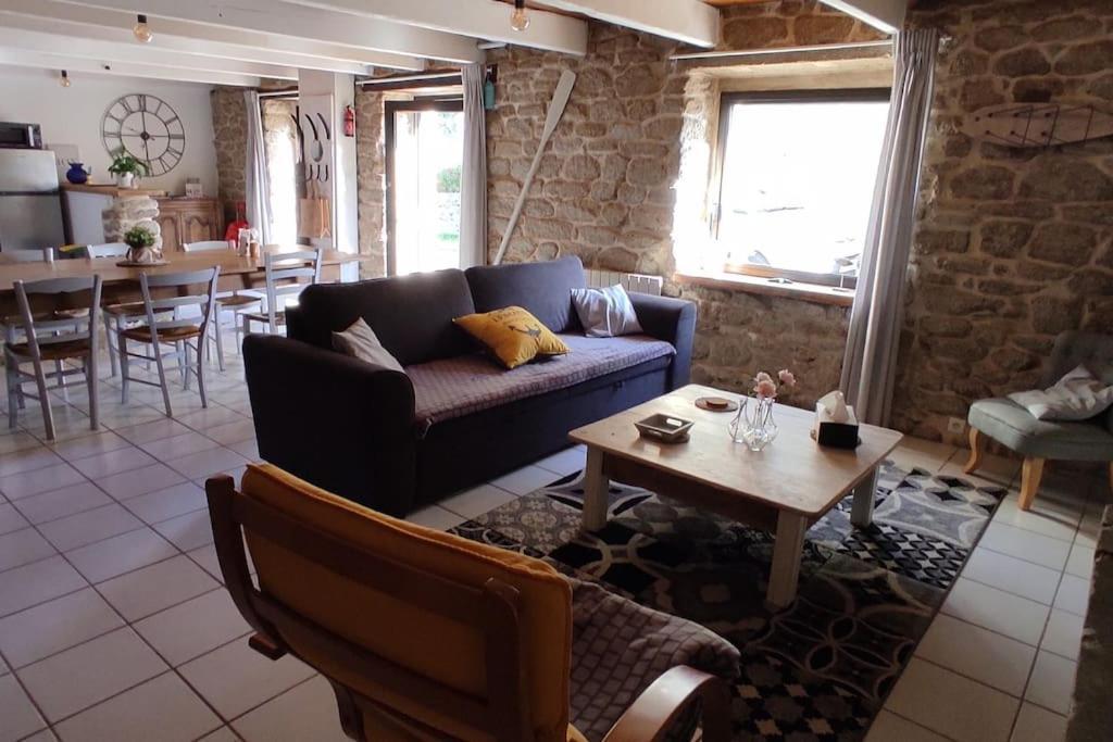 Maison De Pecheur Bord De Mer Bois Et Pierre 6-8 Pers Plobannalec Exterior foto