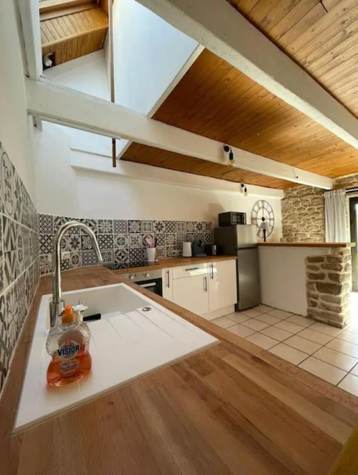 Maison De Pecheur Bord De Mer Bois Et Pierre 6-8 Pers Plobannalec Exterior foto