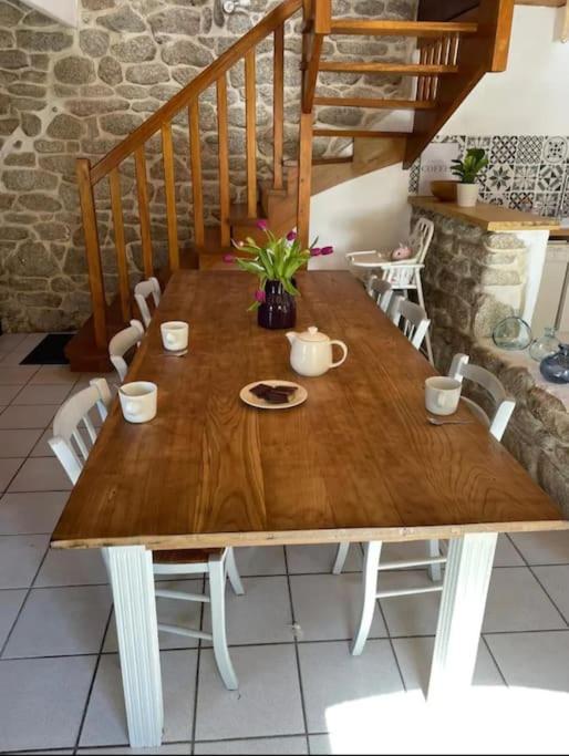 Maison De Pecheur Bord De Mer Bois Et Pierre 6-8 Pers Plobannalec Exterior foto
