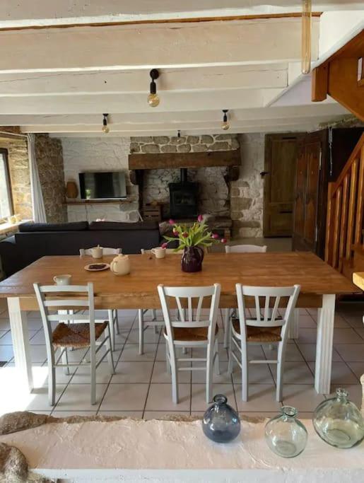Maison De Pecheur Bord De Mer Bois Et Pierre 6-8 Pers Plobannalec Exterior foto